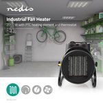 Aeroterma industriala Termostat 2000W NEDIS, Nedis