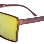 Ochelari de soare Rectangular Plat II Maro - Galben- oc0509