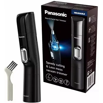 Panasonic ER-GN300K503 Aparat de tuns parul din nas si urechi, Panasonic