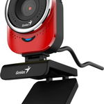 Camera Web Genius Qcam 6000, FullHD 1080p, USB, Rosu, Genius