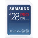Card Samsung PRO Plus for Professionals R160/W120 SDXC 128GB UHS-I U3 Clasa 10 cu cititor de carduri, Samsung