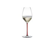 Pahar pentru sampanie si vin spumant, din cristal Fatto A Mano Champagne Wine Rosu, 445 ml, Riedel