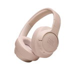 Casti Stereo Wireless JBL Tune 760NC, Bluetooth, Active Noise Cancelling, Pure Bass Sound, Baterie 35H, Microfon (Bej), JBL