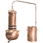 Cazan cu Coloana Distilare Uleiuri Esentiale, Bauturi Aromatice, 250Litri, AlAmbick