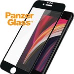 Sticlă securizată PanzerGlass pentru iPhone 6 / 6s / 7 / 8 / SE (2020) Carcasa prietenoasă neagră (2679), PanzerGlass