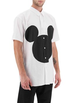Comme des Garçons Mickey Mouse Print Shirt WHITE X PRINT, Comme des Garçons