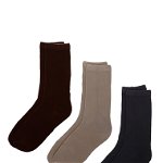 Imbracaminte Femei HUE Sleek Socks - Pack of 3 ESPRESSO