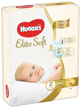 Scutece Huggies Jumbo Pack Elite Soft Nr.2 4-6 kg 66 buc