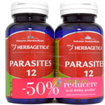 Parasites 12 Detox Forte 60Cps Pachet 1+1-50% HERBAGETICA