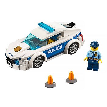 City police patrol car, Lego