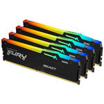 FURY Beast RGB 64GB DDR5 5200MHz CL40 Quad Channel Kit, Kingston