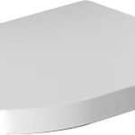 Capac WC DURAVIT Me by Starck, închidere simplă, 0020090000 alb