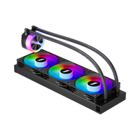 Cooler CPU 1st PLAYER Thunderstorm TS1 360, aRGB, 3 x 120mm (Negru), 1st PLAYER