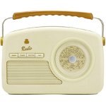 Radio retro GPO Rydell Nostalgic Dab Radio Cream, crem - alb