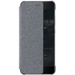 Husa Flip Smart View Cover 51991877 pentru Huawei P10 Plus, Light Grey