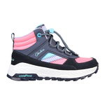 Skechers, Pantofi sport de plasa cu garnituri din material sintetic Bobs Squad Chaos, Gri cenusiu, 39.5