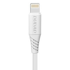 Cablu de date Dudao USB - Lightning 5A, 1m, alb