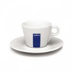 Lavazza cesti espresso dublu cu farfurii ceramica 6buc, Lavazza