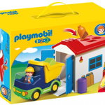 Camion cu garaj playmobil 1.2.3, Playmobil