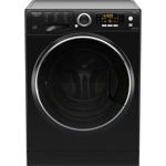 Masina de spalat rufe cu uscator Hotpoint RDD1175238KDVJEU, 11 kg spalare, 7 kg uscare, 1600 RPM, Clasa D, Inverter, Display, Negru