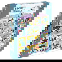 Puzzle poveste Scufita Rosie, Djeco, Djeco