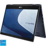 Laptop ASUS ExpertBook B3 Flip B2502CBA cu procesor Intel® Core™ i5-1235U pana la 4.4GHz, 14'', Full HD, Touch, 16GB DDR4, 512GB SSD, Intel Iris Xᵉ Graphics, No OS, Star Black