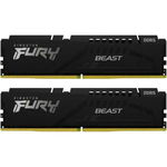 Memorie Kingston FURY Beast Black 64GB(2x32GB) DDR5, 5600MT/s, CL40, Kingston