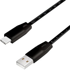 logilink CABLU alimentare si date LOGILINK, pt. smartphone, USB 2.0 (T) la USB 2.0 Type-C (T), 1m, premium, cablu cu marcaj metric, negru, logilink logilink CABLU alimentare si date LOGILINK, pt. smartphone, USB 2.0 (T) la USB 2.0 Type-C (T), 1m, premium, cablu cu marcaj metric, negru, logilink