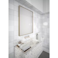 Oglinda reversibila dreptunghiulara Dubiel Vitrum Stark Gold 60x80 cm