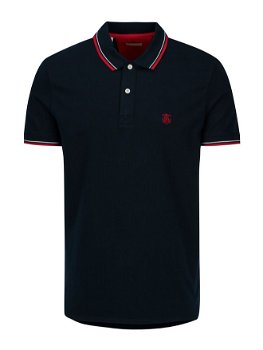 Tricou polo bleumarin cu broderie - Selected Homme Newseason, Selected Homme