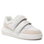 Calvin Klein Jeans Sneakers Chunky Cupsole Lth Velcro YW0YW00879 Alb, Calvin Klein Jeans
