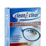 Clean&Clear Servetele umede pentru ochelari 26 buc