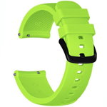 Curea ceas Smartwatch Samsung Gear S2, iUni 20 mm Silicon Light Green