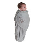 Body special bebelusi tip Wrap BO Jungle Elefant Gri, S, 3-6 kg, din bumbac