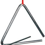 Jucarie muzicala triunghi, Goki, Metal, 16 cm, 3 ani+, Goki