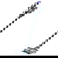 Aspirator vertical Dyson V15 Detect Absolute 2023 cu iluminare , 660 W, ecran LCD, 0.77l, autonomie 60 min, galben/nichel