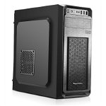 Carcasa Segotep SG-S1 ATX Mid Tower Case cu sursa 500W; 1x 5.25", 2x 3.5", 2x 2.5"; 1x 120mm fan fata (inclus), 2x USB 2.0; 1x HD Audio, Black