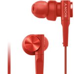Casti In-Ear Sony MDRXB55APR.CE7, Microfon, Rosu