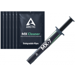 Pasta termoconductoare Arctic MX-7, cantitate 4g, cu 6 buc. MX Cleaner, Gri