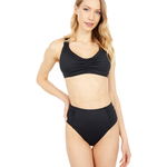 Imbracaminte Femei La Blanca Island Goddess Shirred D-Cup Bra Top Black, La Blanca