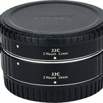 Set de Inele intermediare macro JJC, pentru Nikon Z/Z6/Z7/Z50, 2 buc, negru, JJC