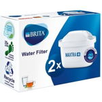 Set de 2 filtre BRITA MAXTRA BR1025355 1 cartuș 4 săptămâni sau aprox 150l Tehnologie MicroFlow Reduce cantitatea de clor plumb și cupru Previne depunerile de calcar Fără BPA 1