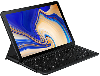 Husa de protectie cu tastatura Samsung Book Cover pentru Galaxy Tab S4 10.5" T830/T835, Black
