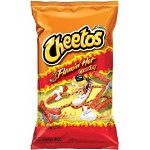 Cheetos (USA) Crunchy Flamin' Hot 226.8g - pufuleți cu gust de ardei iute (Stoc Redus!) (EXP 30.04.2024), Cheetos
