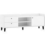 Dolce Dol-17 Tv Stand White/White High Gloss