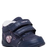 Pantofi fete, Geox, 209927863, Piele ecologica, Albastru marin, 18 EU
