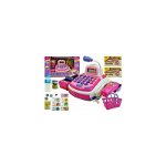 Casa de marcat pentru copii, roz cu accesorii, LeanToys, 4461