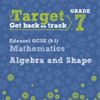 Target Grade 7 Edexcel GCSE (9-1) Mathematics Algebra and Shape Workbook, Paperback - Katherine Pate