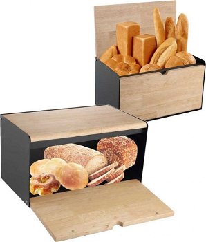 Cutie de pâine din lemn și oțel Klausberg (KB-7386), Klausberg