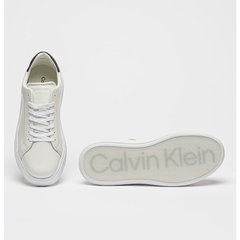 Sneakers barbati Low Top Lace Up Pet Calvin Klein Alb 46 EU Sneakers barbati Low Top Lace Up Pet Calvin Klein Alb 46 EU